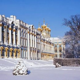 екатерининский дворец зима